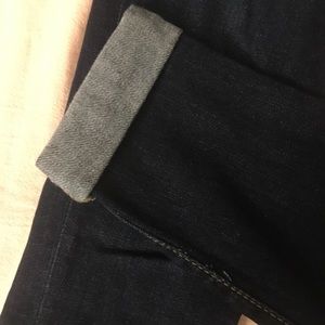 High waisted skinny jeans